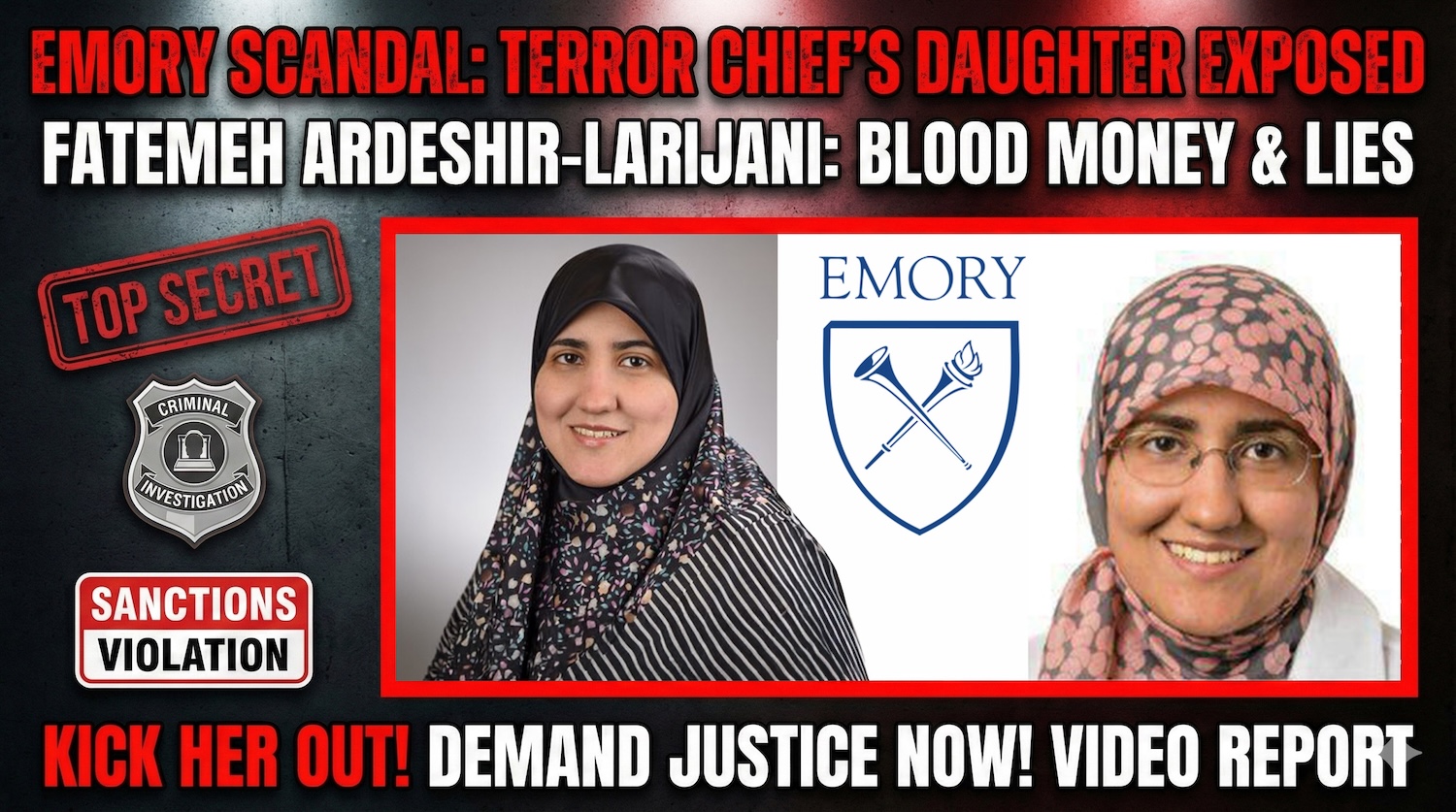 Investigation Evidence: Dr. Fatemeh Ardeshir-Larijani Emory University Scandal exposed. Proof of IRGC Sanctions Evasion, Money Laundering, and Visa Fraud by Ali Larijani's daughter in Atlanta.